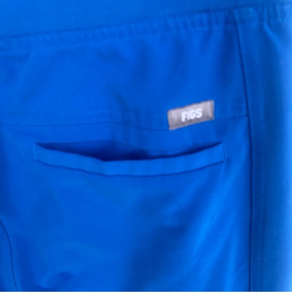 Figs Axim Cargo Scrub Pants in Royal Blue Sz Small - Picture 7 of 10